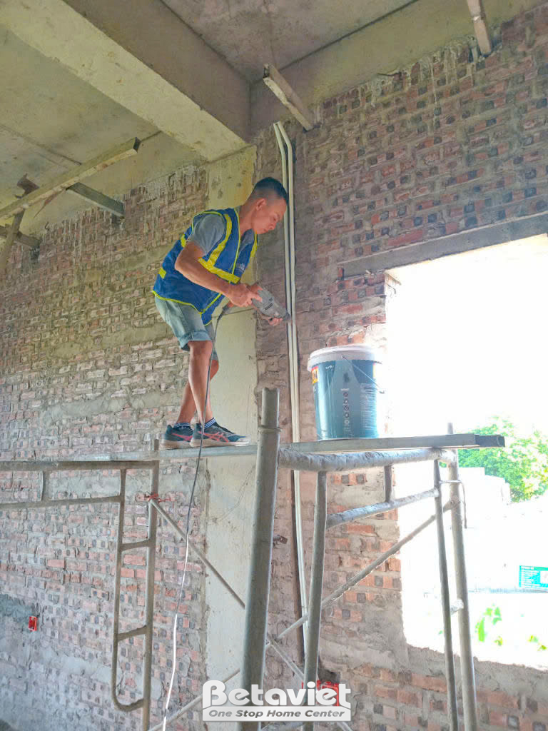 Thi công dinh thự tân cổ điển TC23082, giai đoạn thi công phần thô – kết cấu phần thô (22)