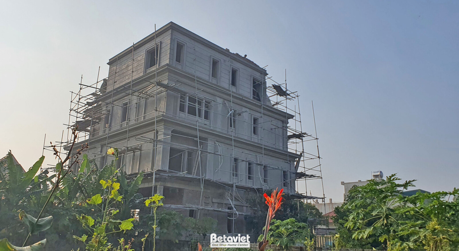 Thi công dinh thự tân cổ điển TC23082, giai đoạn thi công phần thô – kết cấu phần thô (7)