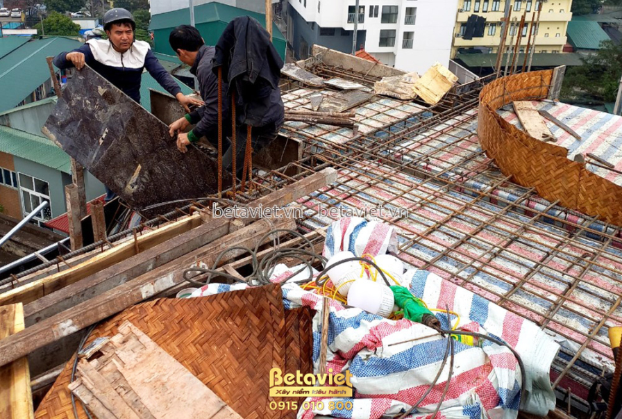 Thi công biệt thự 5 tầng TC21061, giai đoạn thi công phần thô – kết cấu phần thô (12)
