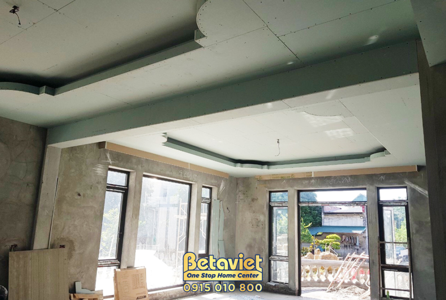 Thi công biệt thự TC21110, giai đoạn thi công nội thất – chi tiết hoàn thiện