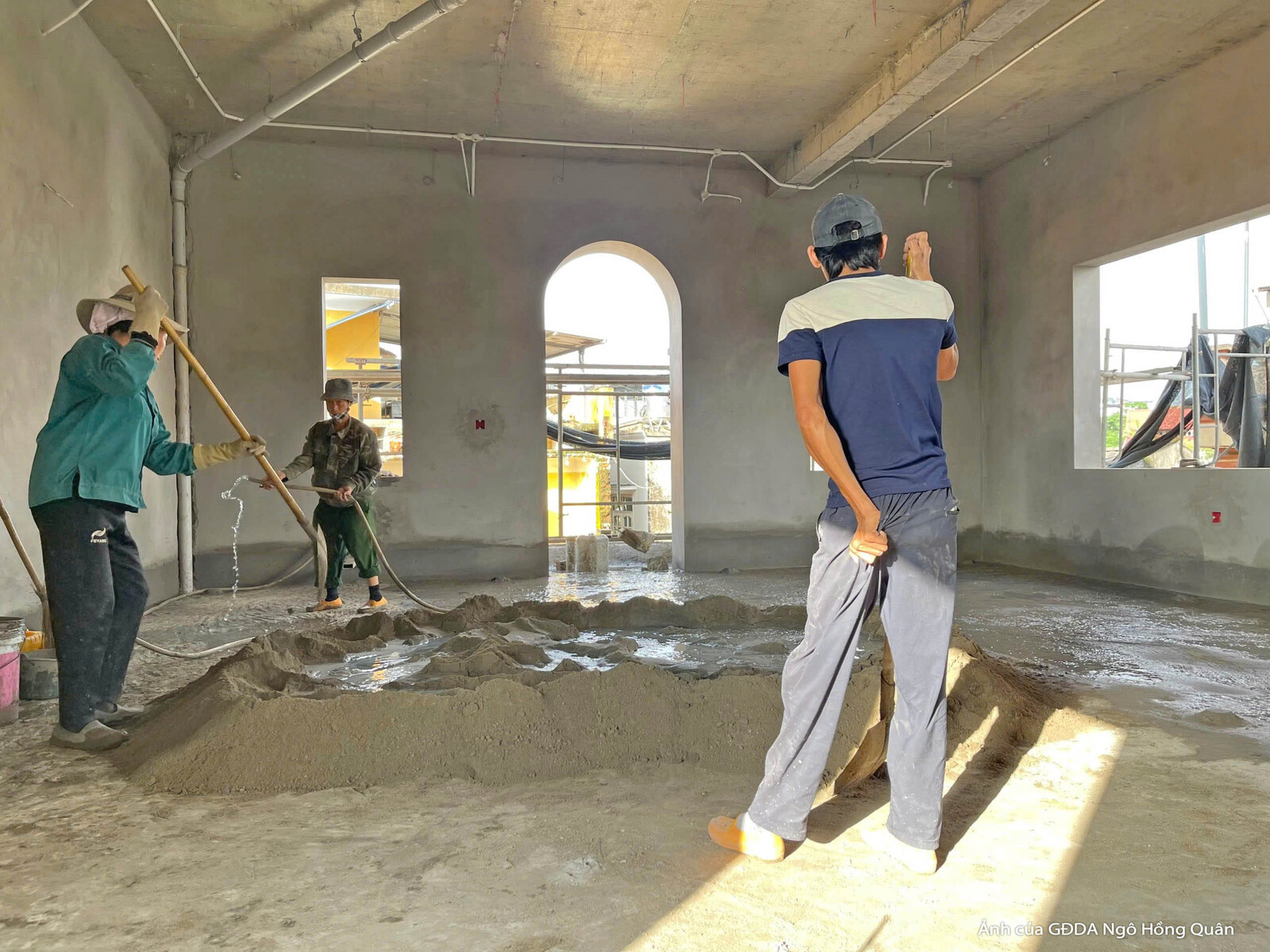 Thi công biệt thự 3 tầng tân cổ điển TC23101, giai đoạn thi công phần thô – ảnh thi công thực tế (3)