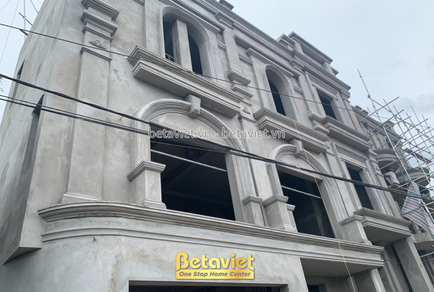 Thi công biệt thự 3 tầng TC23026, giai đoạn thi công phần thô – mặt ngoài công trình (6)