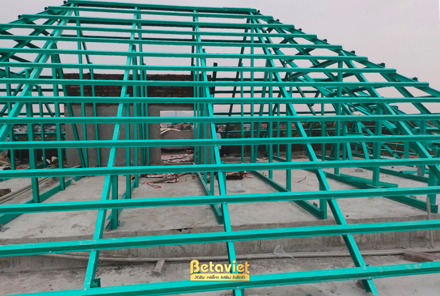 Thi công biệt thự 3 tầng hiện đại TC21062, giai đoạn thi công phần thô – mặt ngoài công trình (6)