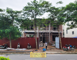 Tiến độ thi công nhà phố 3 tầng 475m2 tại Phú Thọ – TC23071