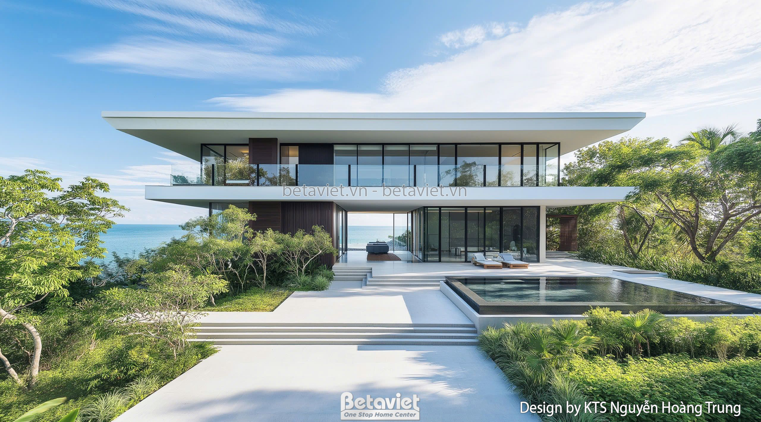 Thiết kế biệt thự nghỉ dưỡng hiện đại luxury 700m2 tại Đà Nẵng KT24616