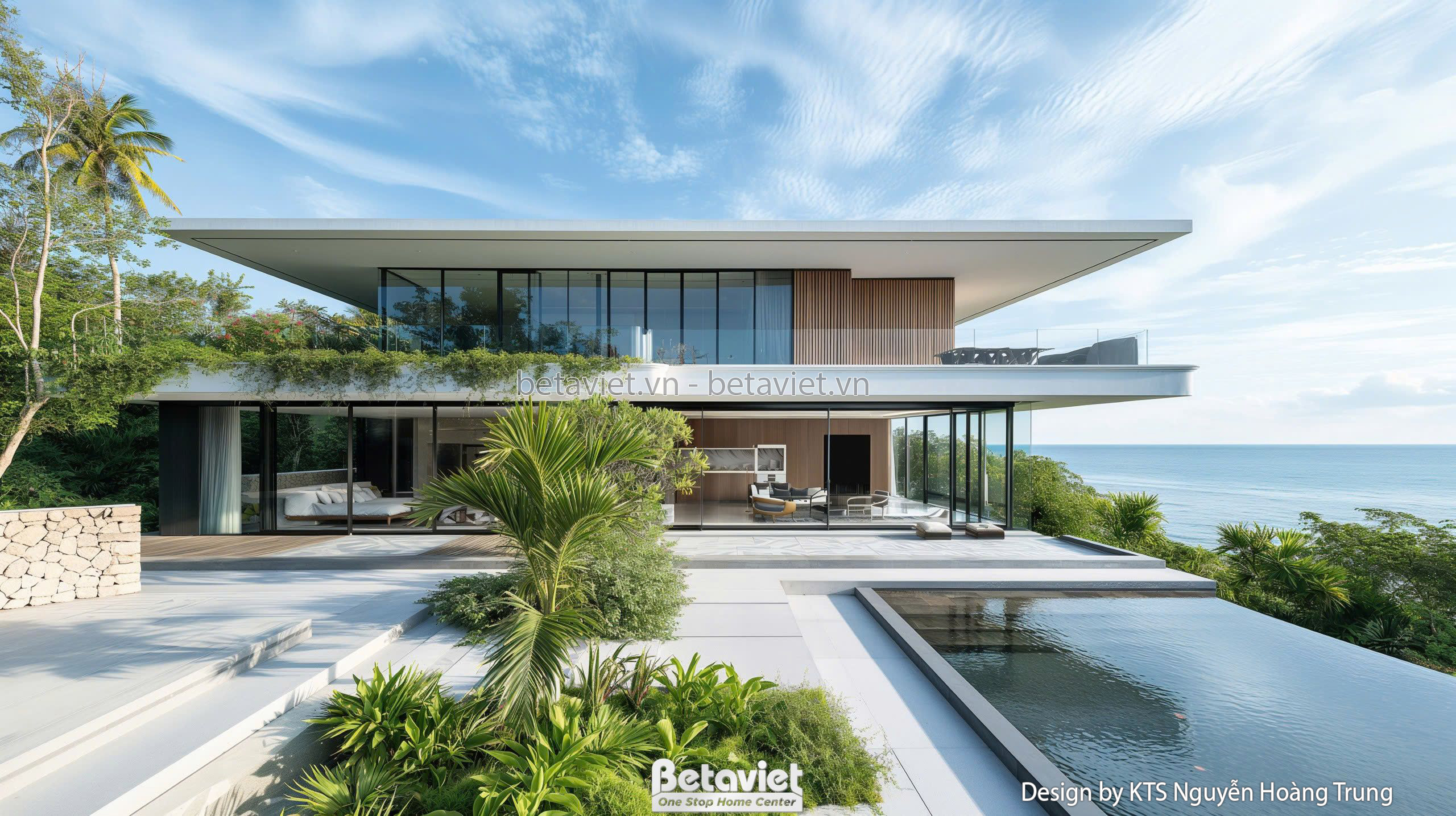 Thiết kế biệt thự nghỉ dưỡng hiện đại luxury 700m2 tại Đà Nẵng KT24616
