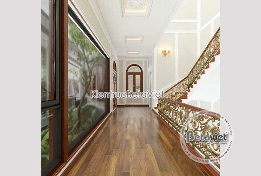 Nội thất hành lang biệt thự tân cổ điển NT18063 – góc nhìn 7