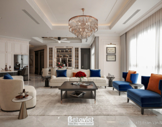 Nội thất căn hộ phong cách hiện đại KĐT Royal City NT5003937B