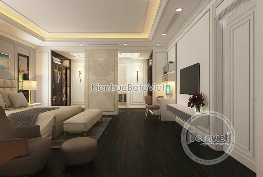 Nội thất phòng ngủ biệt thự Art Deco NT19320 – góc nhìn 12