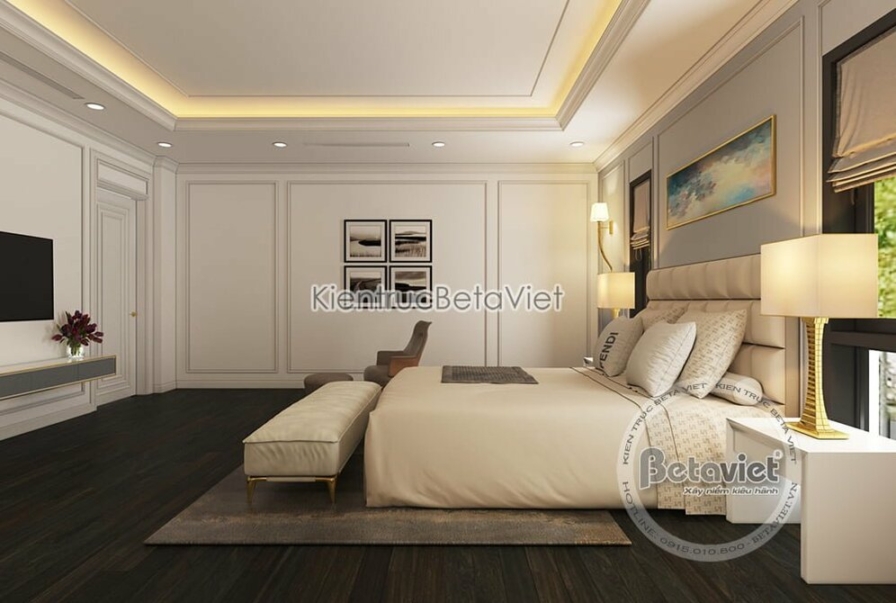 Nội thất phòng ngủ biệt thự Art Deco NT19320 – góc nhìn 4