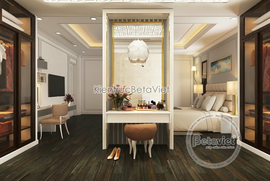 Nội thất phòng ngủ biệt thự Art Deco NT19320 – góc nhìn 11