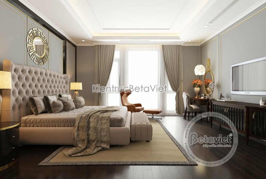 Nội thất phòng ngủ biệt thự Art Deco NT19320 – góc nhìn 10