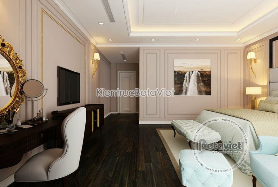 Nội thất phòng ngủ biệt thự Art Deco NT19320 – góc nhìn 7