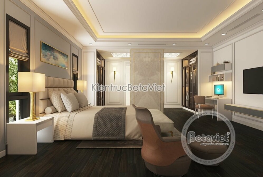 Nội thất phòng ngủ biệt thự Art Deco NT19320 – góc nhìn 8
