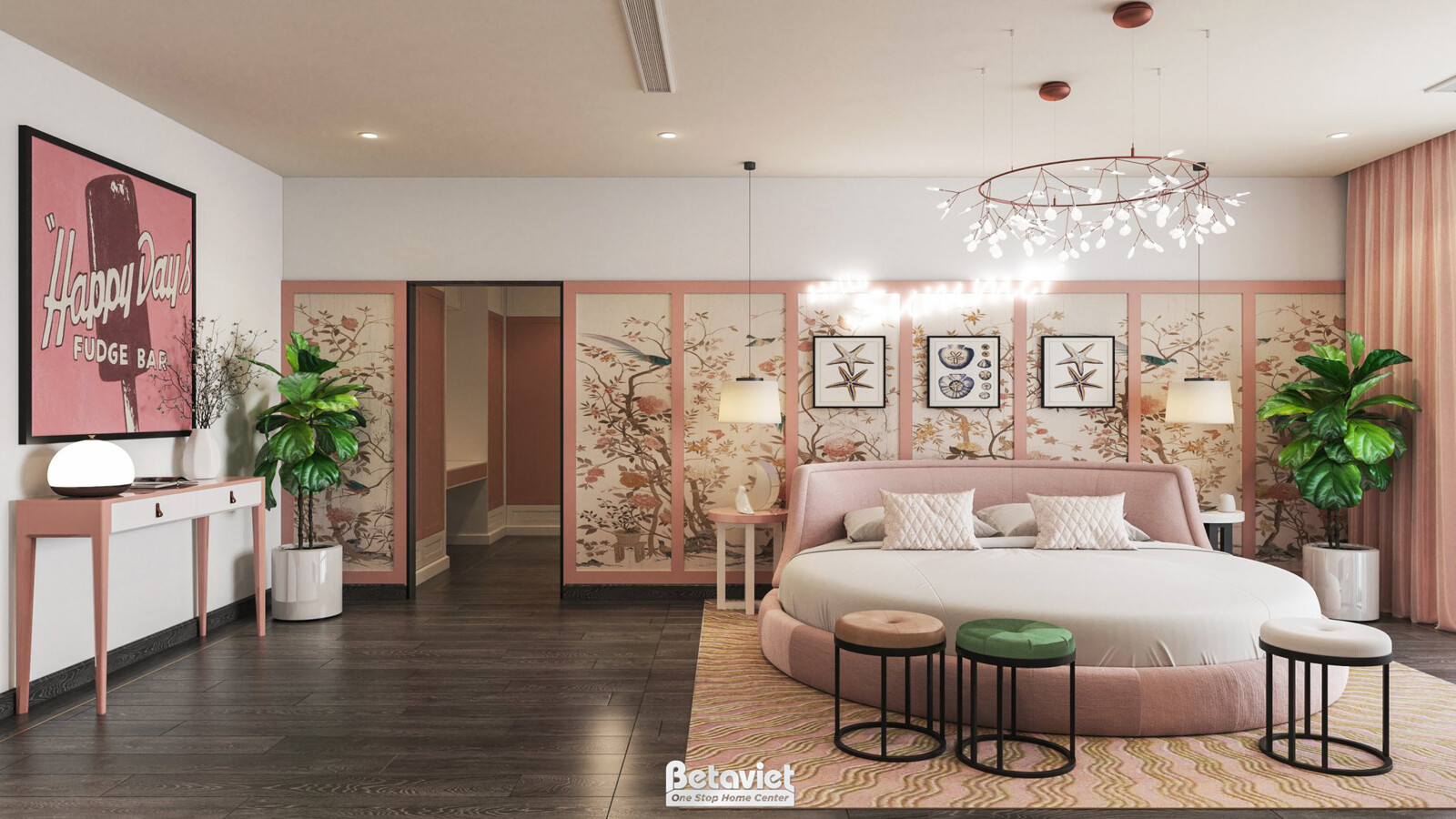 Nội thất phòng ngủ biệt thự hiện đại luxury KT20044 – góc nhìn 14