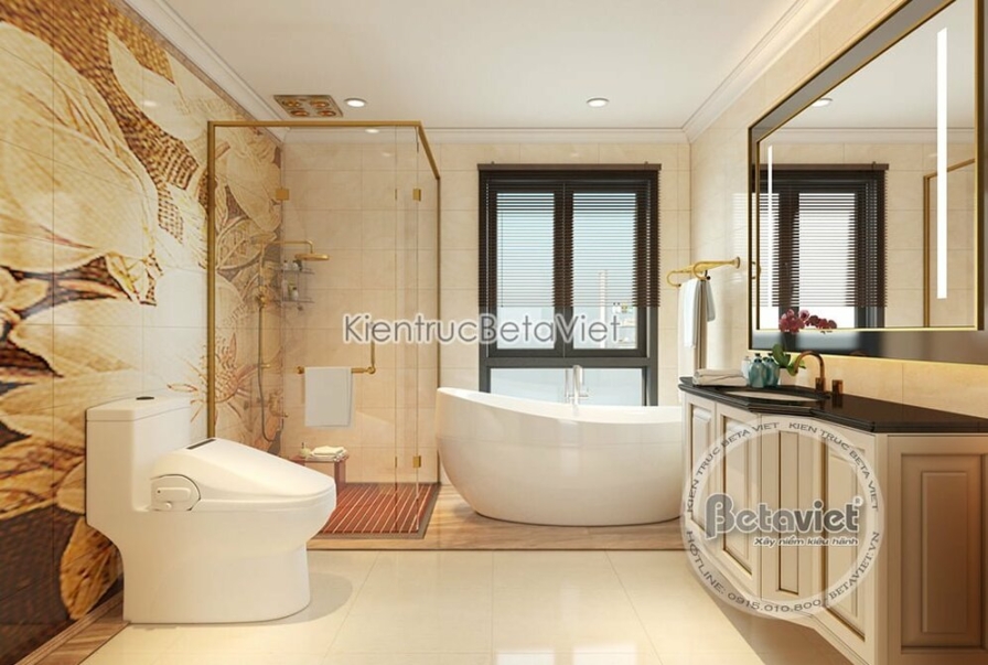 Nội thất phòng tắm biệt thự Art Deco NT19320 – góc nhìn 5