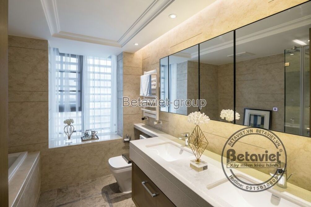 Thiết kế nội thất phòng tắm biệt thự Art Deco NT20376