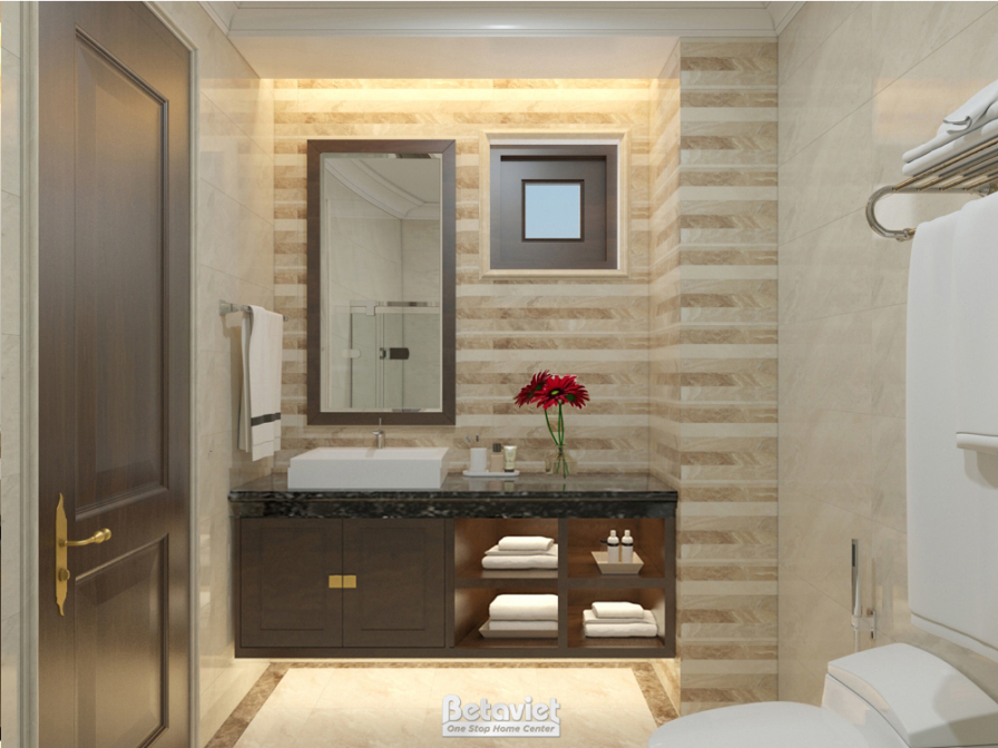 Thiết kế nội thất phòng tắm biệt thự Art Deco NT19106