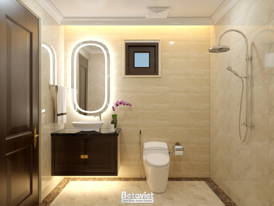 Nội thất phòng tắm biệt thự Art Deco NT19106 – góc nhìn 2