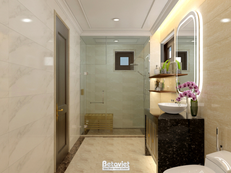 Nội thất phòng tắm biệt thự Art Deco NT19106 – góc nhìn 7