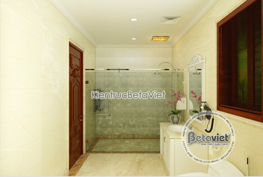 Nội thất phòng tắm biệt thự tân cổ điển NT18063 – góc nhìn 2