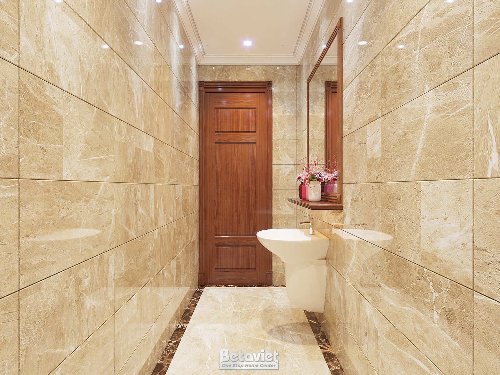 Nội thất phòng tắm biệt thự tân cổ điển NT21040 – góc nhìn 4