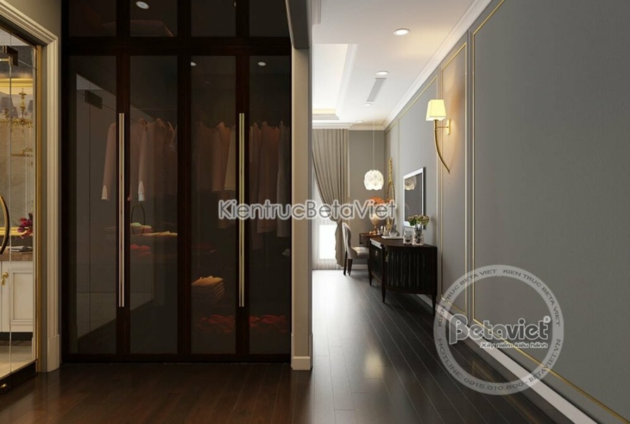 Nội thất phòng thay đồ biệt thự Art Deco NT19320 – góc nhìn 4