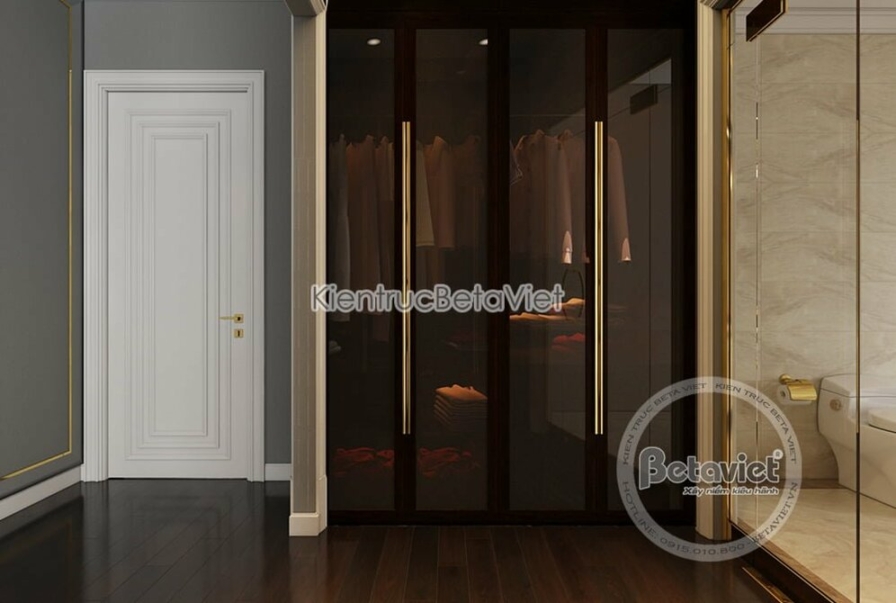 Nội thất phòng thay đồ biệt thự Art Deco NT19320 – góc nhìn 3