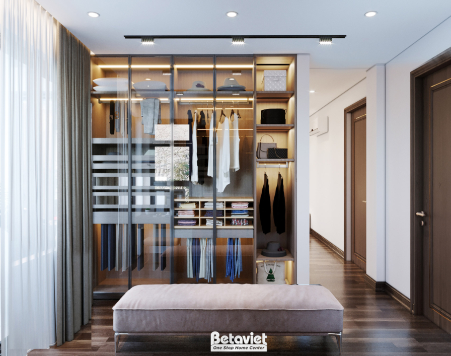 Thiết kế phòng thay đồ biệt thự KĐT The Manor Central Park NT21127