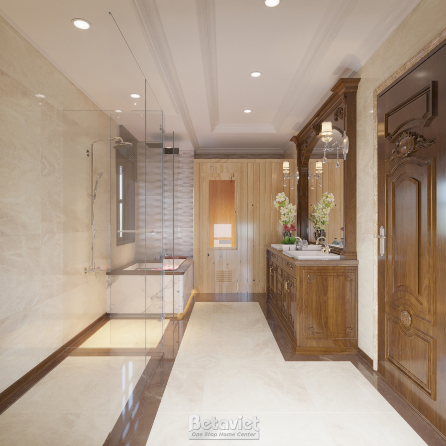 Thiết kế nội thất tân cổ điển KĐT Vinhomes Thanh Hóa NT20068