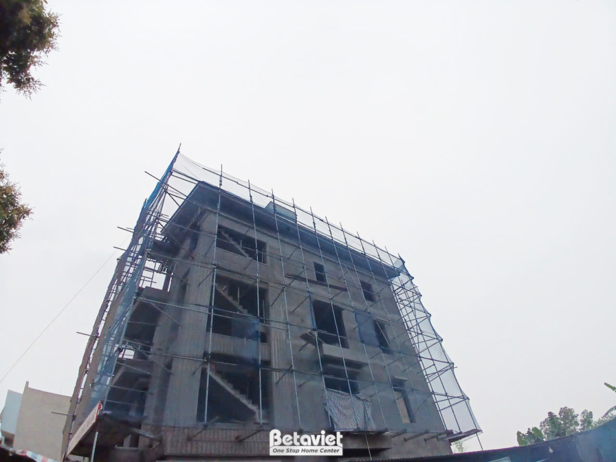 Thi công biệt thự 4 tầng hiện đại TC24063, giai đoạn thi công phần thô – mặt ngoài công trình (6)