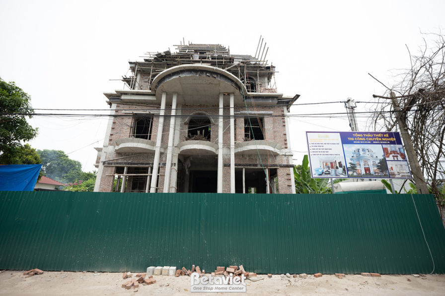 Thi công dinh thự tân cổ điển TC23082, giai đoạn thi công phần thô – kết cấu phần thô (8)
