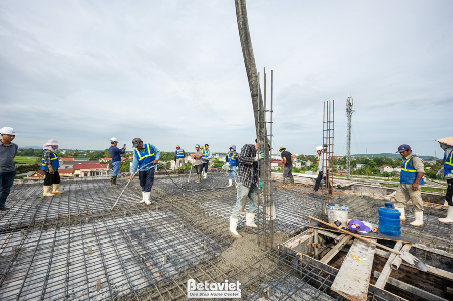 Thi công dinh thự tân cổ điển TC23082, giai đoạn thi công phần thô – mặt ngoài công trình (29)