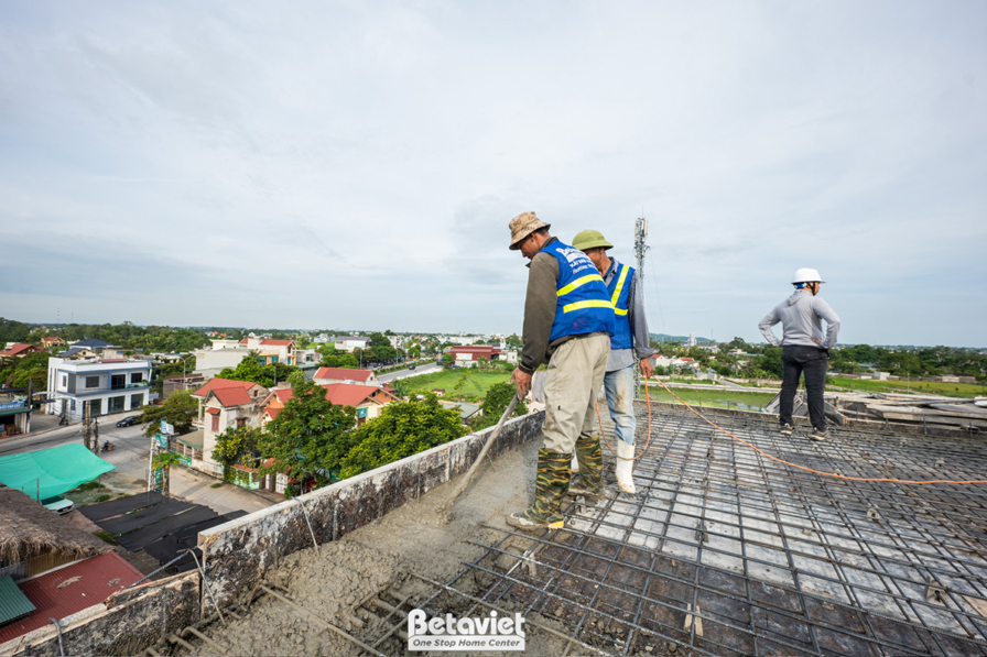 Thi công dinh thự tân cổ điển TC23082, giai đoạn thi công phần thô – kết cấu phần thô (14)