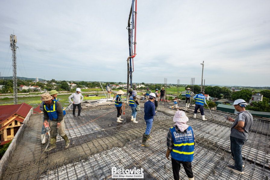 Thi công dinh thự tân cổ điển TC23082, giai đoạn thi công phần thô – kết cấu phần thô (13)