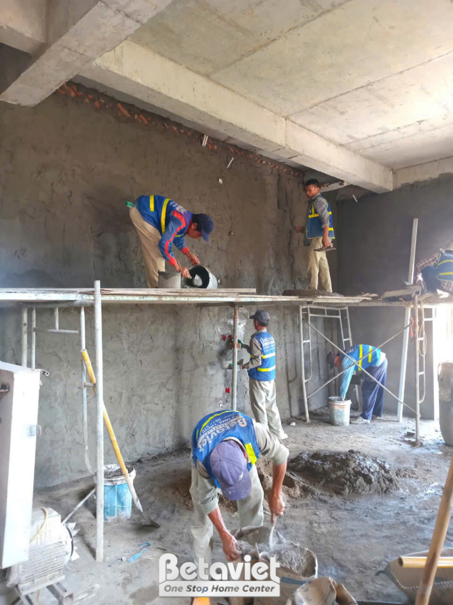 Thi công dinh thự tân cổ điển TC23082, giai đoạn thi công phần thô – kết cấu phần thô (15)