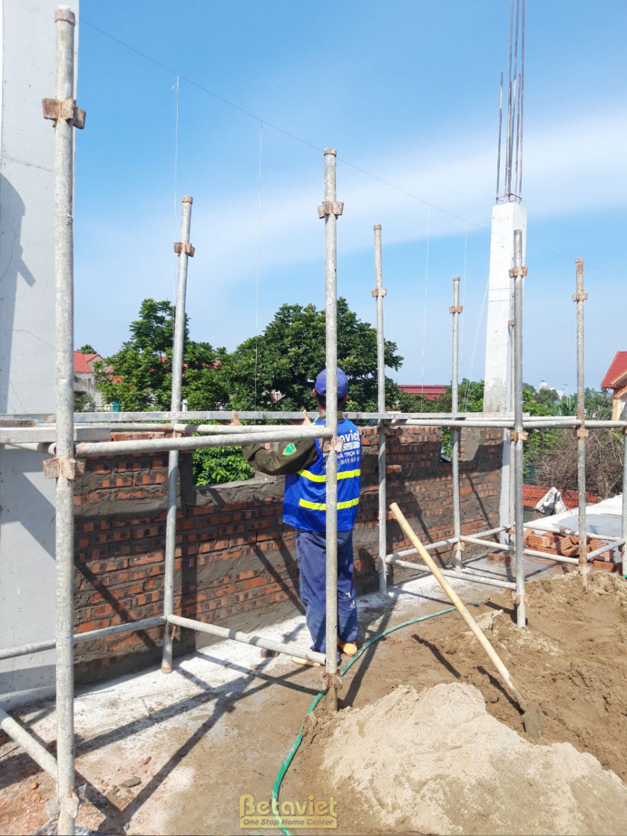 Thi công dinh thự tân cổ điển TC23082, giai đoạn thi công phần thô – kết cấu phần thô (20)
