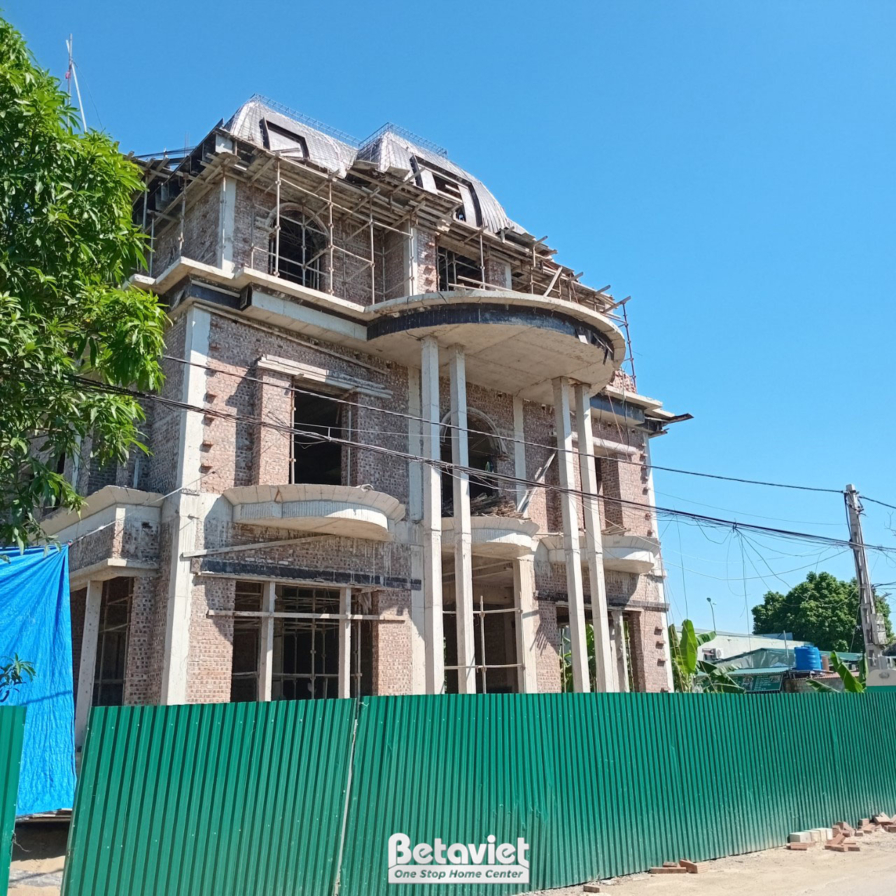 Thi công dinh thự tân cổ điển TC23082, giai đoạn thi công phần thô – kết cấu phần thô (19)