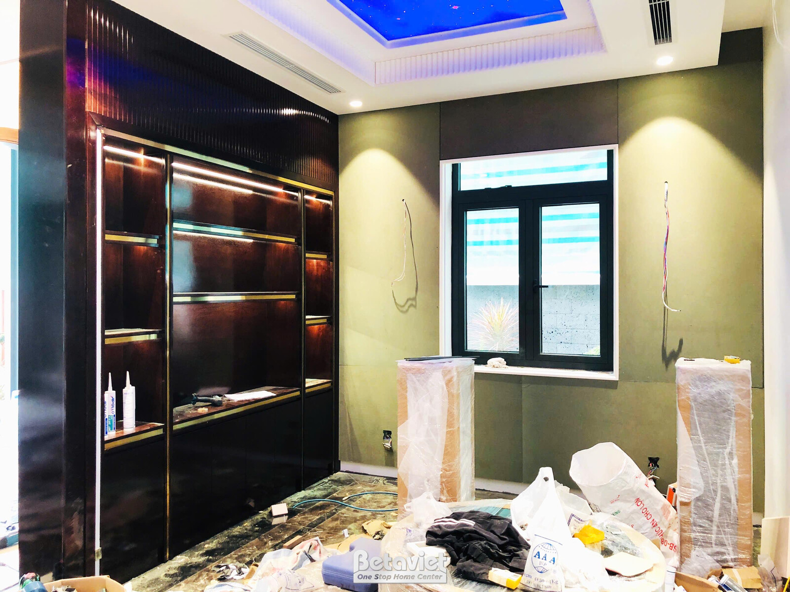 Thi công biệt thự TC5003639, giai đoạn lắp đặt hoàn thiện – ảnh thi công thực tế (3)