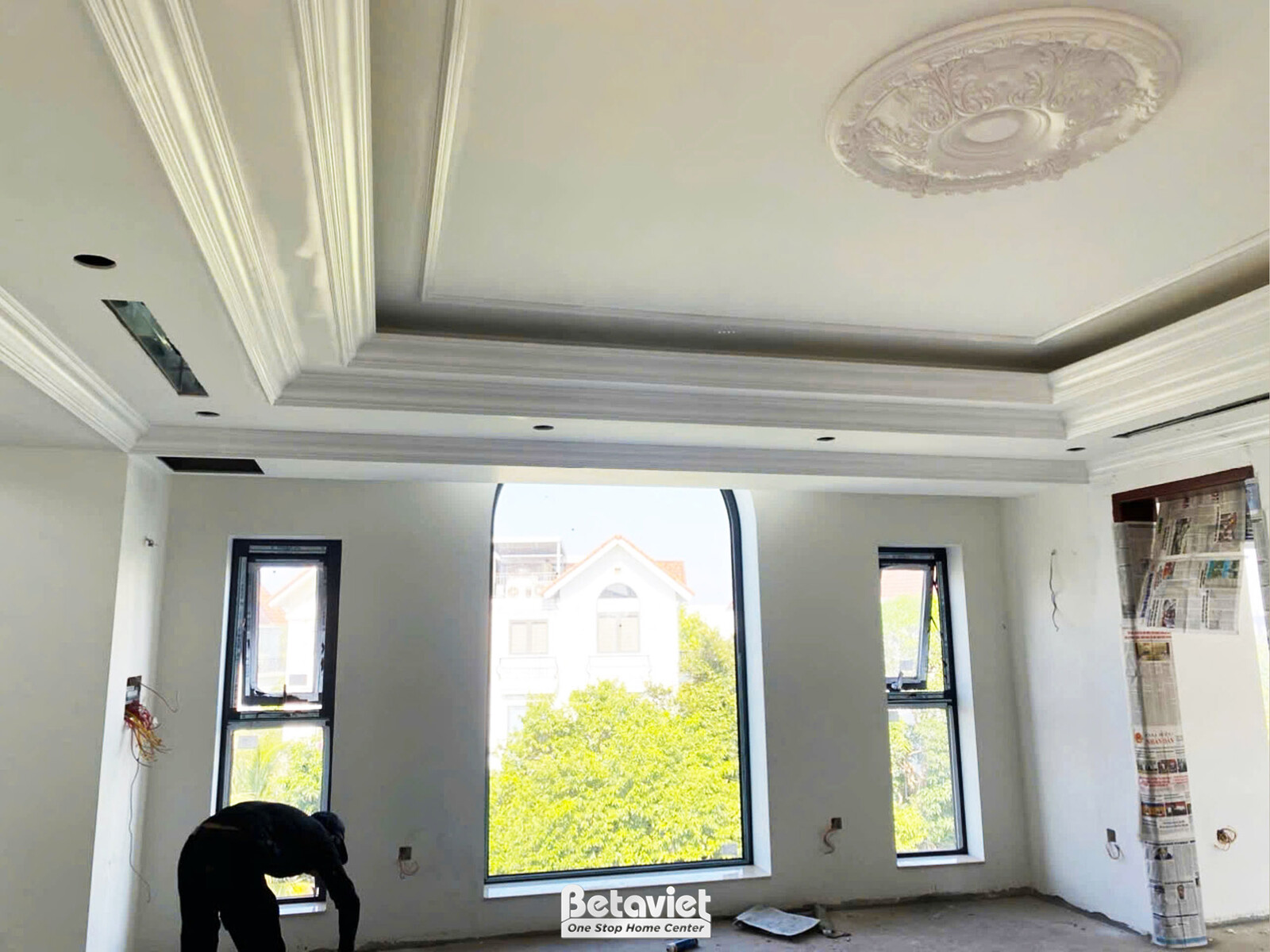 Thi công biệt thự 3 tầng TC23036, giai đoạn thi công nội thất – chi tiết hoàn thiện (5)