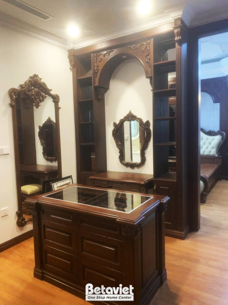 Thi công biệt thự 3 tầng TC23036, giai đoạn hoàn thành – phòng thay đồ (4)
