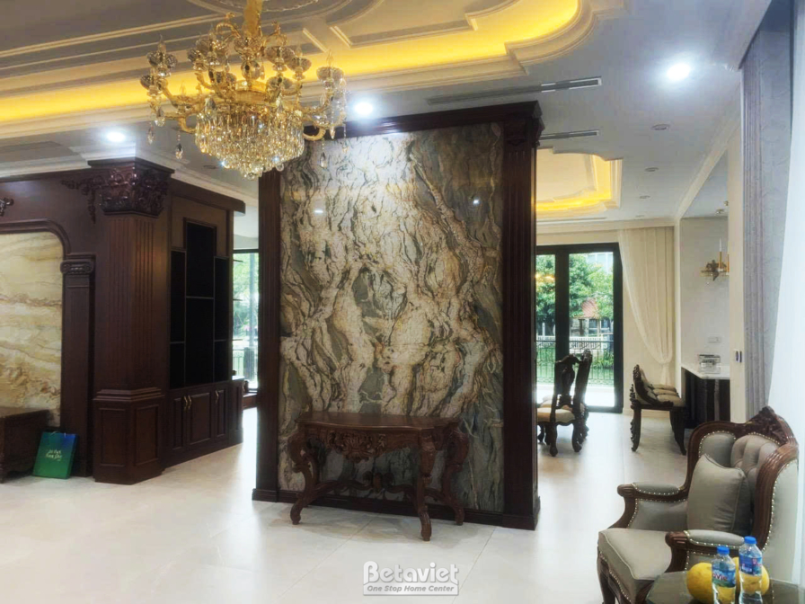 Thi công biệt thự 3 tầng TC23036, giai đoạn hoàn thành – phòng khách