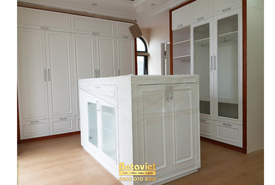 Thi công biệt thự TC21352, giai đoạn hoàn thành – phòng thay đồ (5)