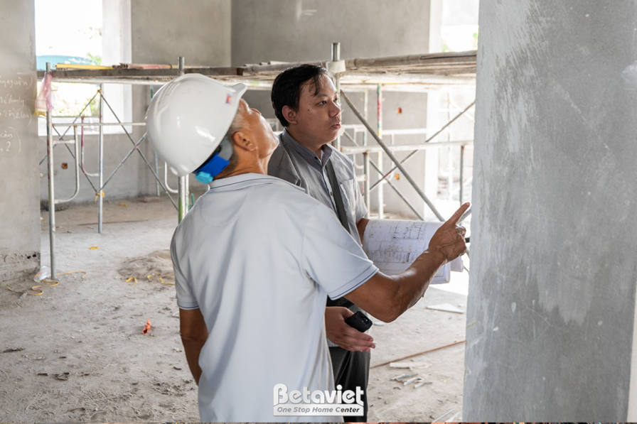 Thi công biệt thự 3 tầng TC23133, giai đoạn thi công phần thô – mặt ngoài công trình (11)