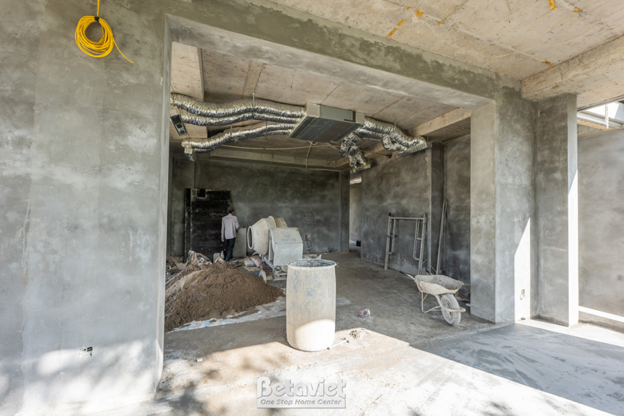 Thi công biệt thự 3 tầng TC23133, giai đoạn thi công phần thô – kết cấu phần thô (3)