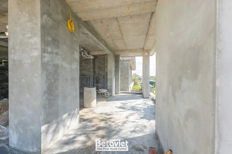Thi công biệt thự 3 tầng TC23133, giai đoạn thi công phần thô – ảnh thi công thực tế