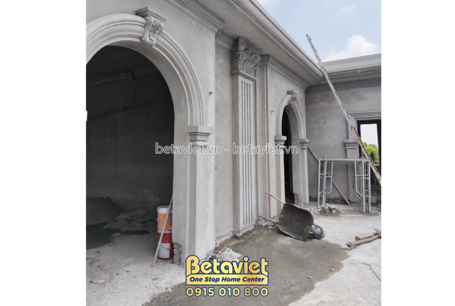 Thi công biệt thự TC21212, giai đoạn khởi công – chi tiết hoàn thiện (2)