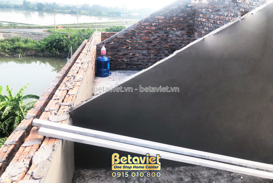 Thi công biệt thự 3 tầng TC21153, giai đoạn thi công phần thô – mặt ngoài công trình (9)