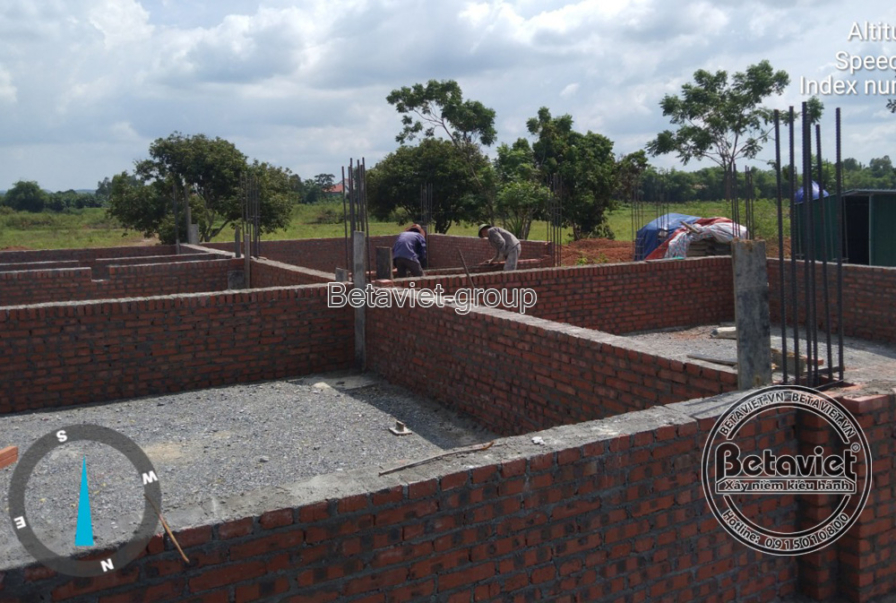 Thi công lâu đài 2 tầng cổ điển TC21083, giai đoạn thi công phần thô – kết cấu phần thô (5)