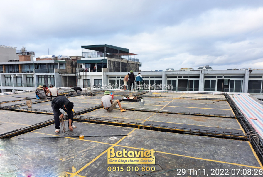 Thi công biệt thự 3 tầng hiện đại TC22049, giai đoạn thi công phần thô – kết cấu phần thô (4)